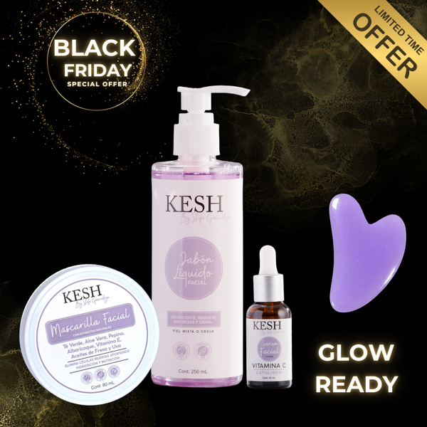 Glow Ready – Rutina facial iluminadora  Black Friday